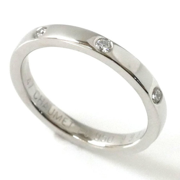 CHAUMET Platinum Diamond Ring - Picture 1 of 7